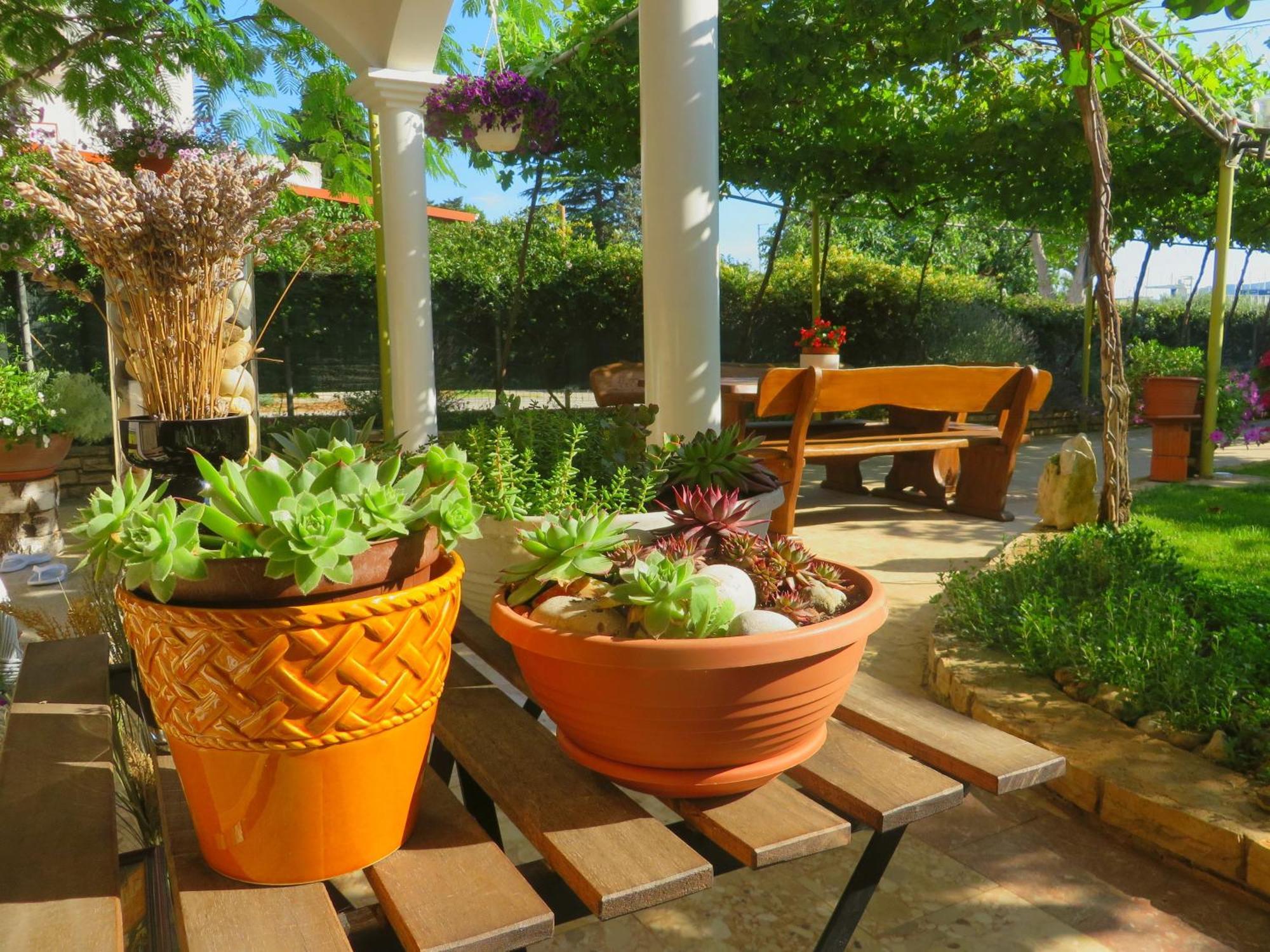 Beach Apartments Roza - The Garden Apartment Biograd Na Moru Eksteriør billede